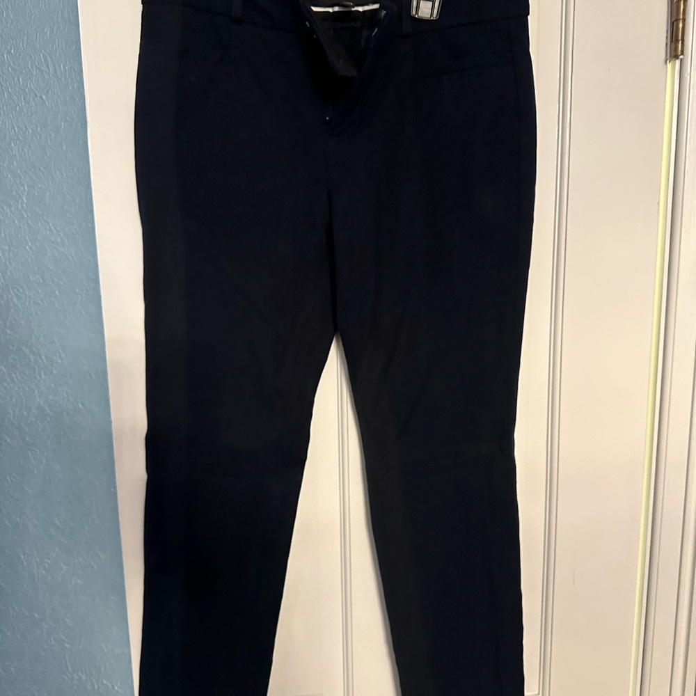 Banana republic women Jackson fit true navy slacks pants size 2
